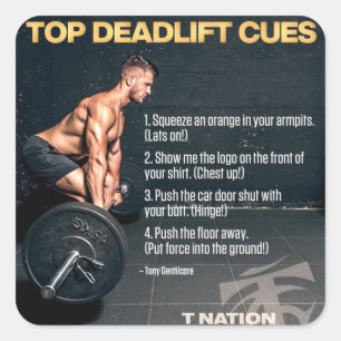 Adesivo Quadrado Motivação de Workout de Gym de Construção de Porme