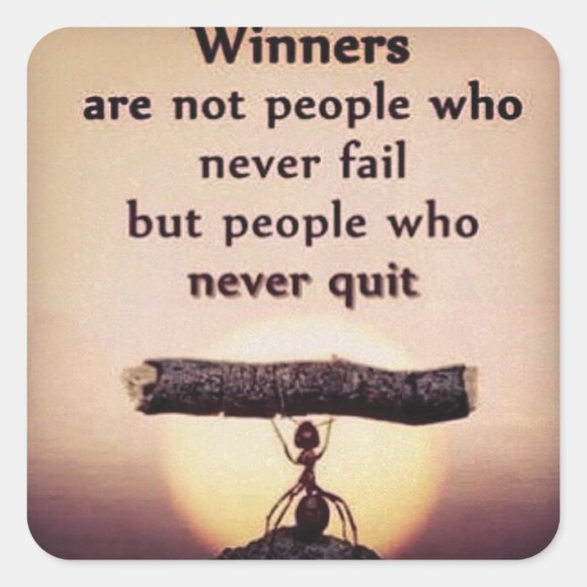 Adesivo Quadrado Motivação de Workout de Gym Malhação de Construção (Frente)
