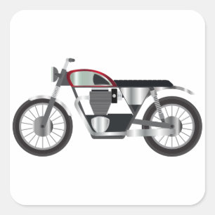 Adesivo Quadrado Motocicleta