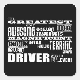 Adesivo Quadrado Motores de corrida esportivos são os maiores motor