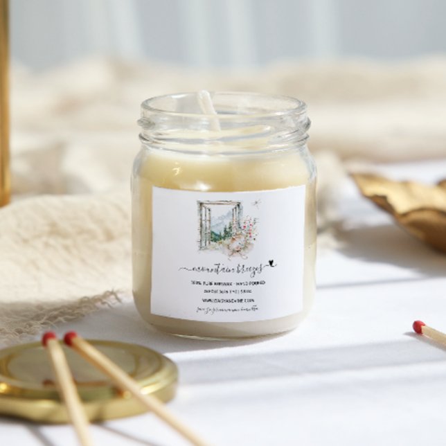 Adesivo Quadrado Mountain Breeze | Vela artesanal (Criador carregado)