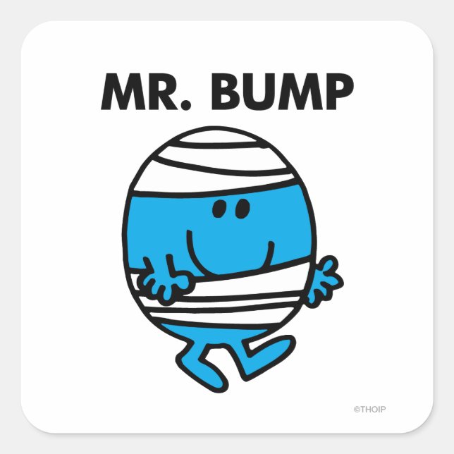 Adesivo Quadrado Mr. Bump Classic 1 (Frente)