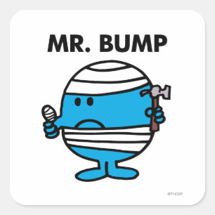 Adesivo Quadrado Mr. Bump Classic 2