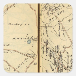 Adesivo Quadrado Mt. Agradável, New York 2