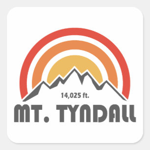 Adesivo Quadrado Mt. Tyndall California