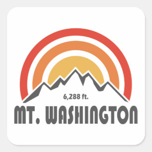 Adesivo Quadrado Mt. Washington