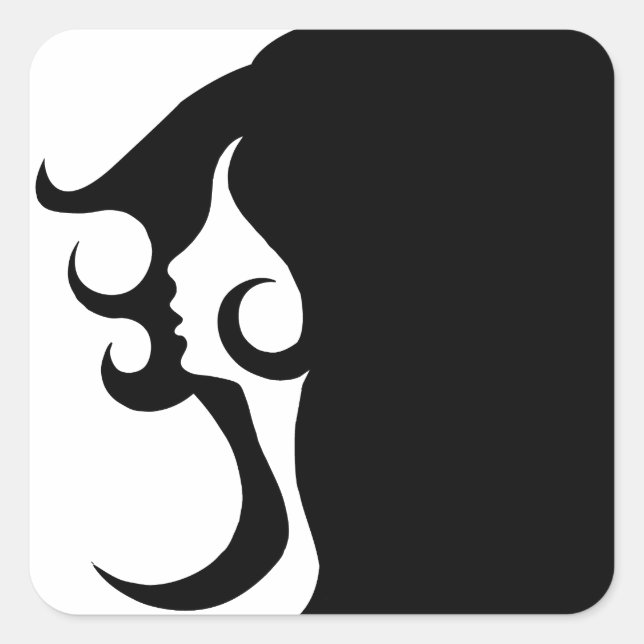 Adesivo Quadrado Mulher Deco Mod (Frente)