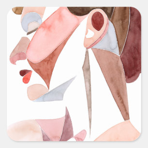 Adesivo Quadrado Mulher Ouro