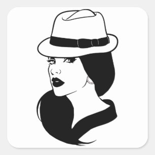 Adesivo Quadrado Mulheres mexicanas latinas enfrentam arte
