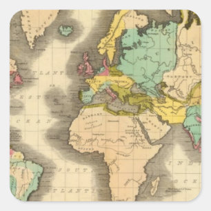 Adesivo Quadrado Mundo 6