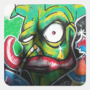 Adesivo Quadrado Muro de parede