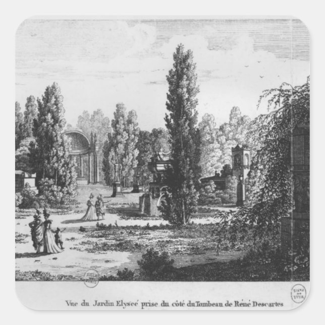 Adesivo Quadrado Musee des Monuments Francais, Paris (Frente)