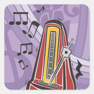 Adesivo Quadrado Music Jukebox
