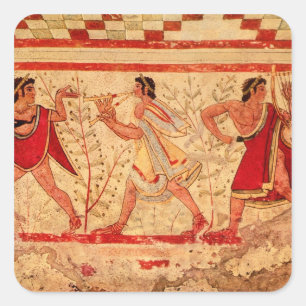 Adesivo Quadrado Músicos etristas