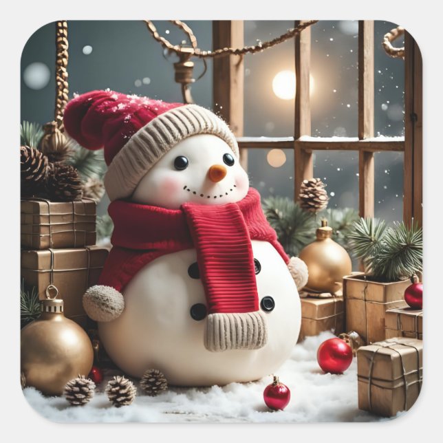 Adesivo Quadrado My Christmas (Frente)