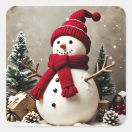 Adesivo Quadrado My Christmas 