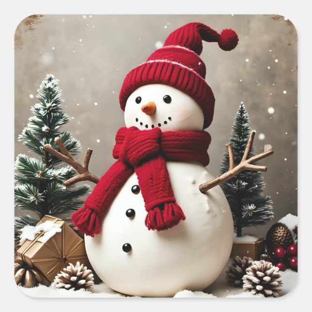 Adesivo Quadrado My Christmas  (Frente)