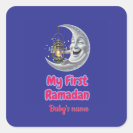 Adesivo Quadrado My first RAMADAN
