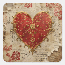 Adesivo Quadrado My Heart 