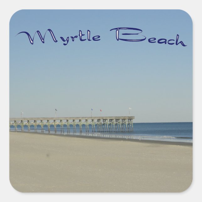Adesivo Quadrado Myrtle Beach (Frente)