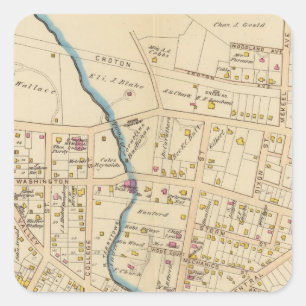 Adesivo Quadrado N Tarrytown, Tarrytown, Nova Iorque