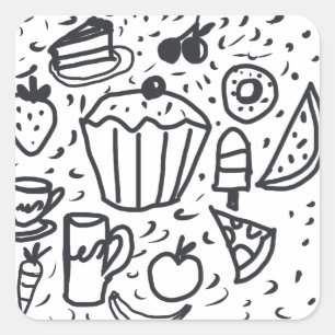 Adesivo Quadrado Na Minha Era Do Rabo, Foi Divertida Por Ela