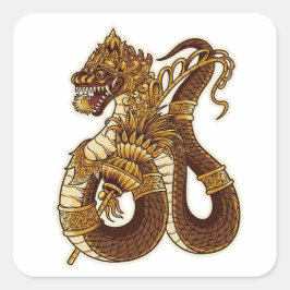Adesivo Quadrado Naga Besukih