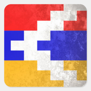 Adesivo Quadrado Nagorno Karabakh