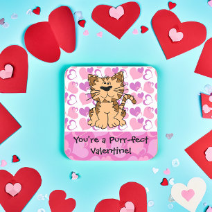 Adesivo Quadrado Namorados do purr-fect