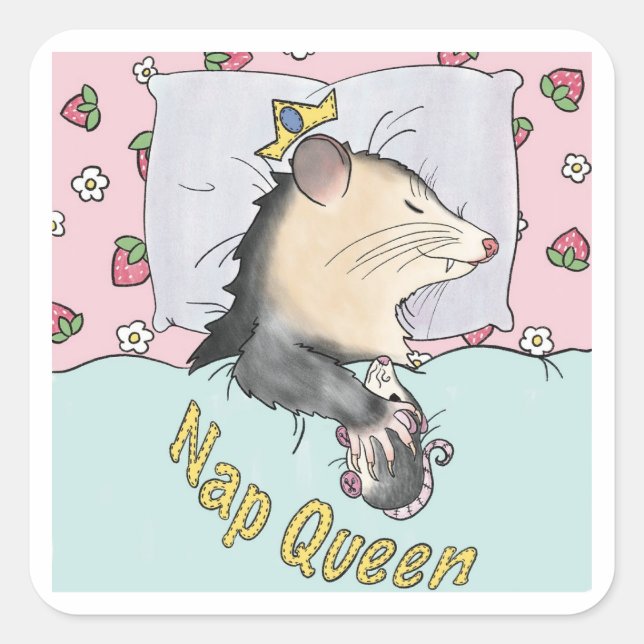 Adesivo Quadrado Nap Queen (Frente)