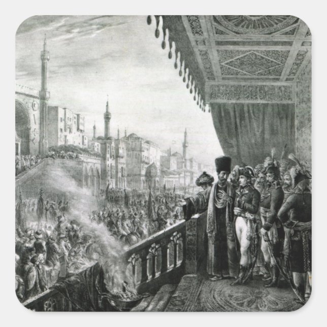 Adesivo Quadrado Napoleão Bonaparte (Frente)