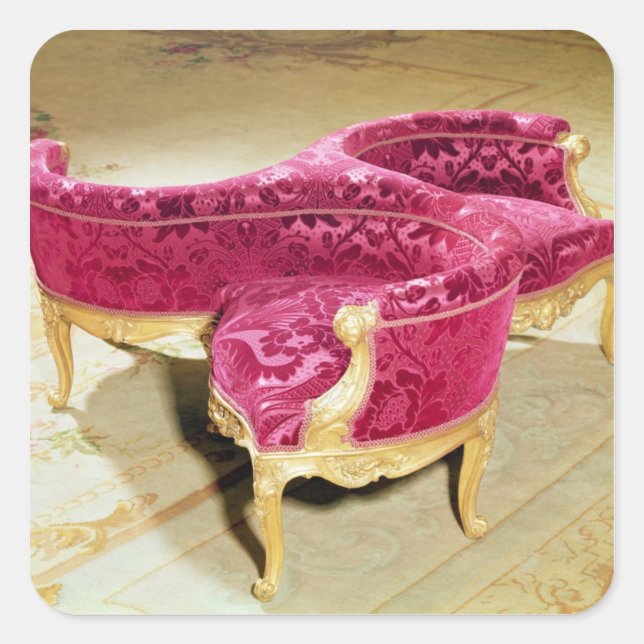 Adesivo Quadrado Napoleão III assento de amor (Frente)