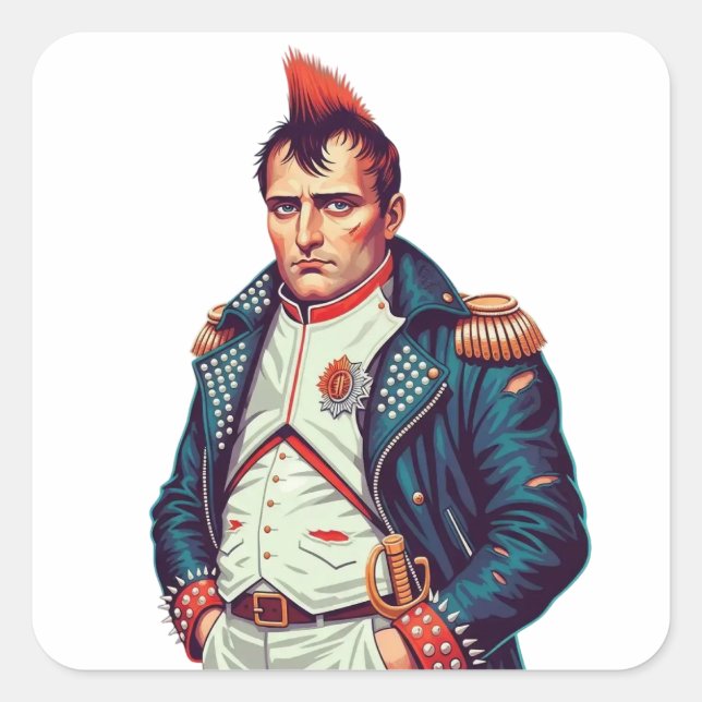Adesivo Quadrado Napoléon décapsuleur (Frente)
