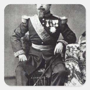 Adesivo Quadrado Napoleon III, 1860-70