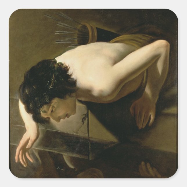 Adesivo Quadrado Narciso (Frente)