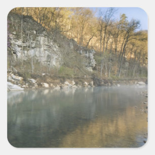 Adesivo Quadrado Nascer do sol no Roark Bluff, acesso a Steel Creek
