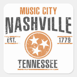 Adesivo Quadrado Nashville