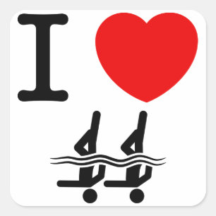 Adesivo Quadrado Natação sincronizada