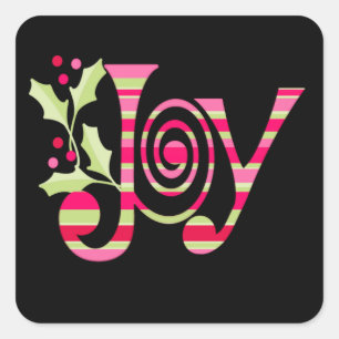 Adesivo Quadrado Natal