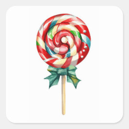 Adesivo Quadrado Natal