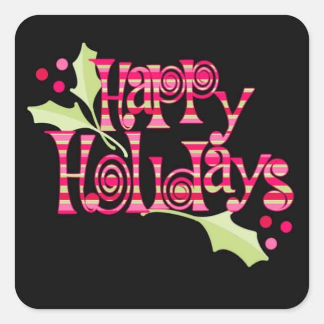 Adesivo Quadrado Natal (Frente)