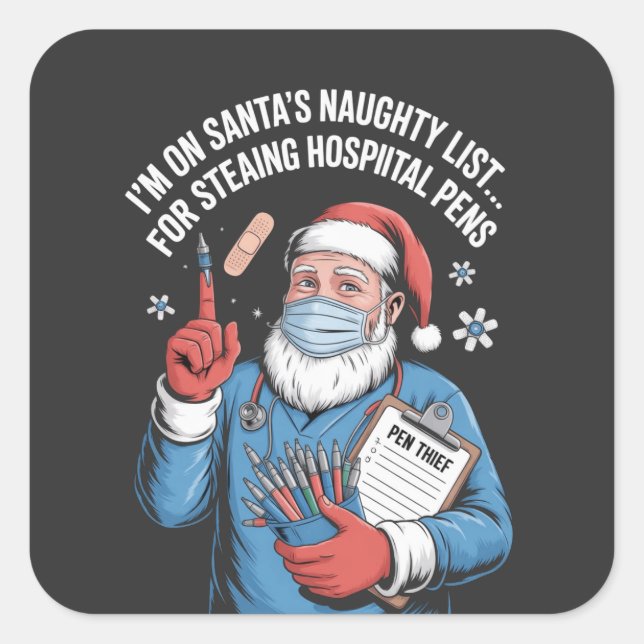 Adesivo Quadrado Natal 2026,  (Frente)