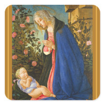 Natal Botticelli Madonna e Criança