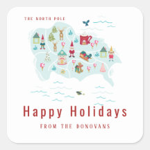 Natal da aldeia do Polo Norte dos papais noeis