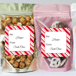 Adesivo Quadrado Natal Personalizado Do Papai Noel