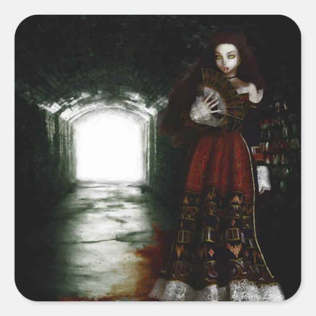 Adesivo Quadrado Natasha Sticker (Frente)