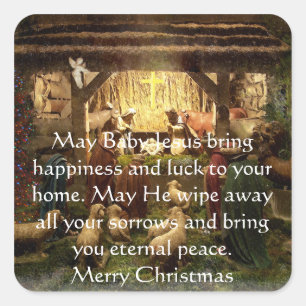 Adesivo Quadrado Natividade