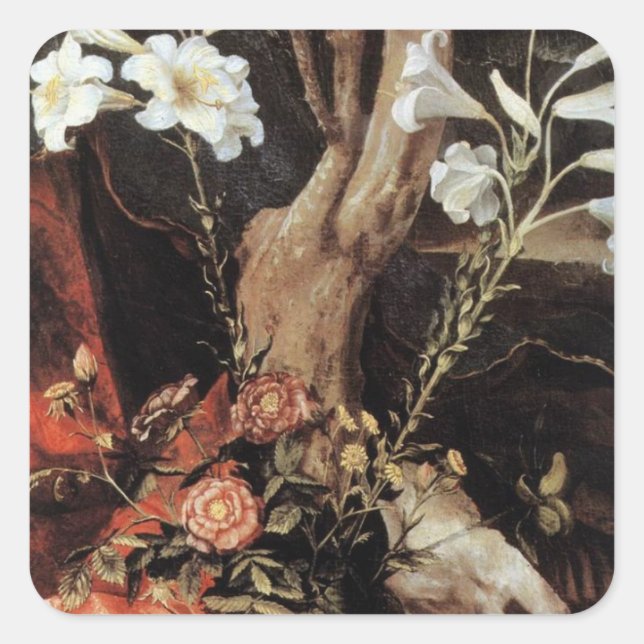 ADESIVO QUADRADO NATIVIDADE COM VIAS BRANCAS - MÁGICA DO NATAL (Frente)