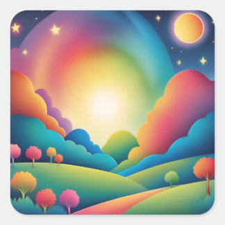 Adesivo Quadrado Nature Lover Sticker Pack, Outdoor Adventure