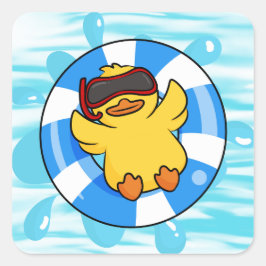 Adesivo Quadrado Navegação em cruzeiro para patos de cruzeiro